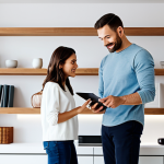 네트워크 성능 최적화 방법 - Wi-Fi Router Placement**

"A modern home interior with a Wi-Fi router strategically placed on a high...